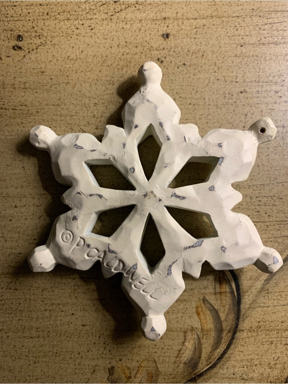 P Caldwell Rustic Ornament